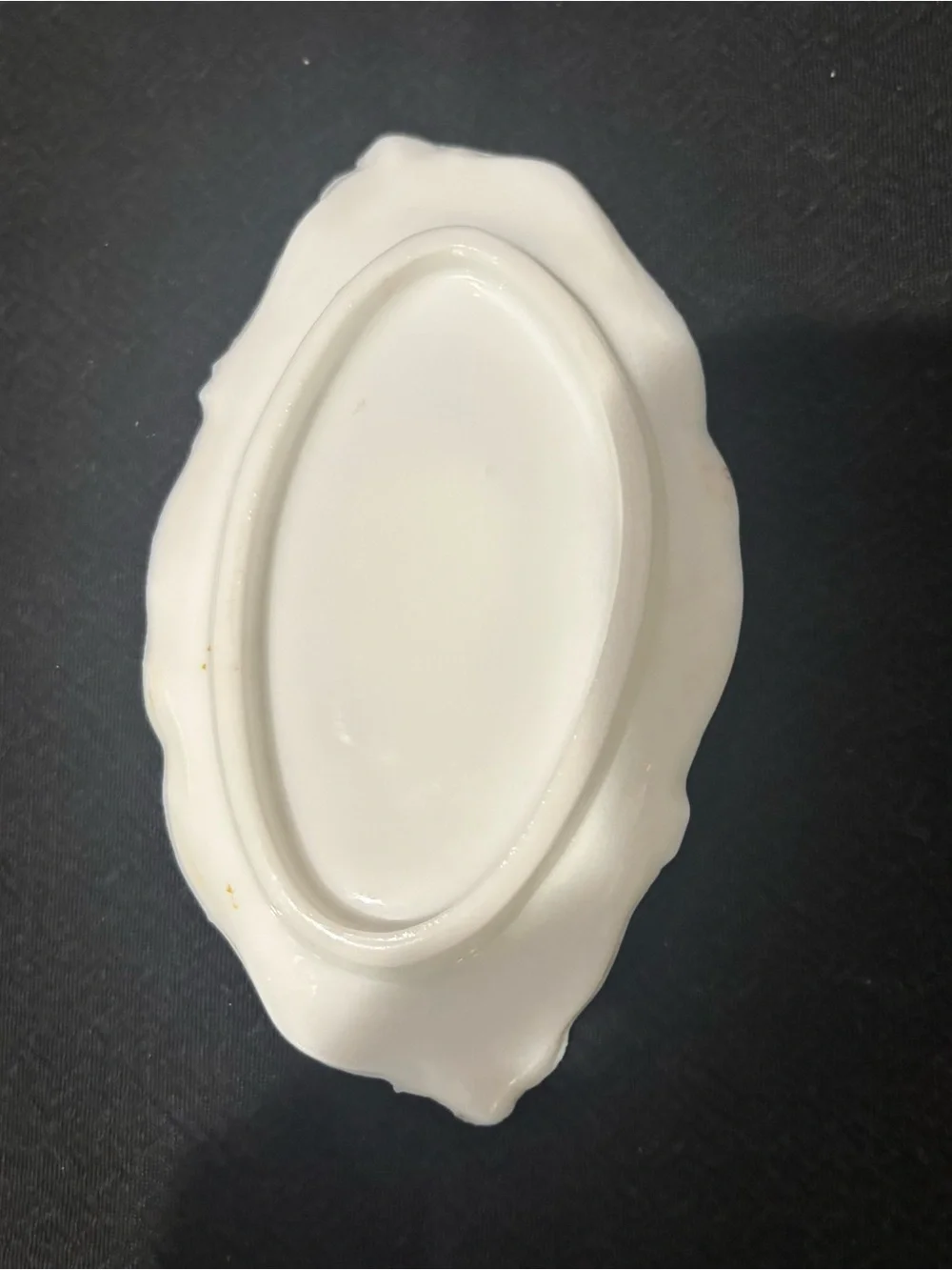 Ornate Cream Cameo Vanity Tray - Decorative Resin Accent